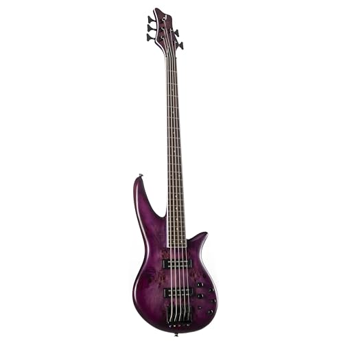 Jackson X Series SBXP V 5-String Spectra Bass - Transparent Purple Burst