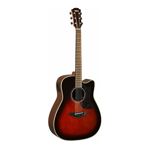Yamaha A1R Rosewood Dreadnought Cutaway Acoustic-Electric Guitar - Tobacco Sunburst