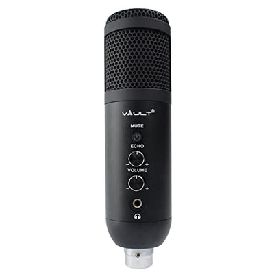 Vault EM-200N Condenser Microphone with Tabletop Tripod Stand