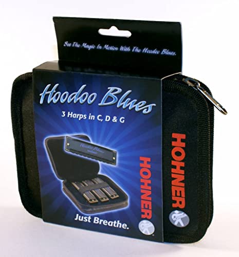 Hohner HBP Hoodoo Blues Harmonica - 3 Pack