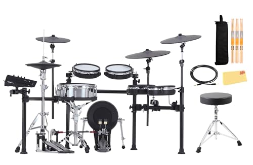 Roland TD713 V-Drums Electronic Drum Set w/ Drum Throne