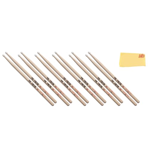 Vic Firth American Classic 5B Nylon Tip Drumsticks - 6 Pack