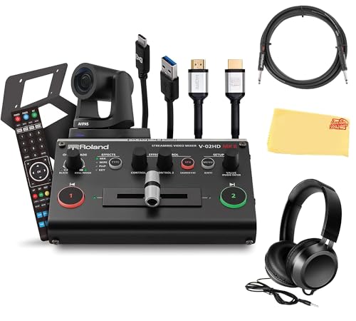 Roland PTZ Single Camera Bundle w/ Headphones