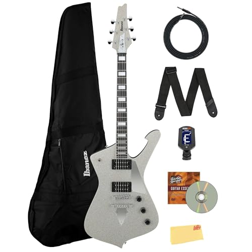 Ibanez PS60 Paul Stanley Electric Guitar - Silver Sparkle w/ Gig Bag