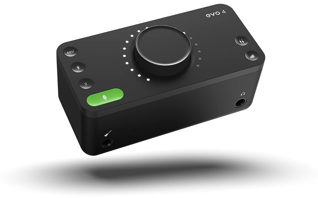 Audient EVO 4 2-In 2-Out USB Audio Interface w/ Cables