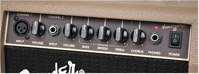 Fender Acoustasonic 15 Acoustic Guitar Amplifier w/ Instrument Cable