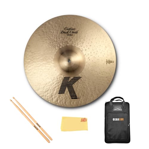 Zildjian K0953 18" K Custom Dark Crash Cymbal w/ Drumstick Bag