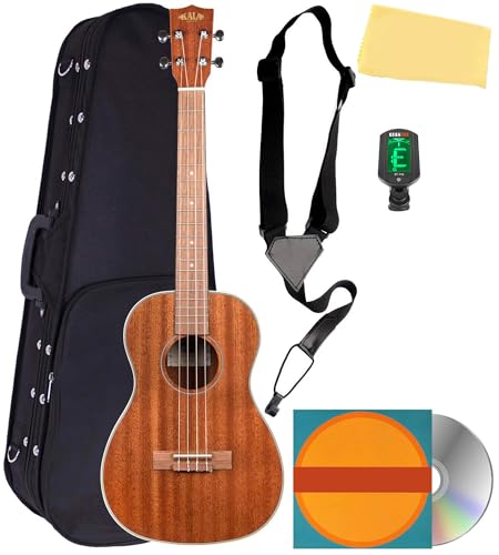 Kala KA-BG Gloss Mahogany Baritone Ukulele - Natural w/ Hard Case