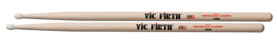 Vic Firth American Classic 5A Nylon Tip Drumsticks - 3 Pack w/ Stick Bag