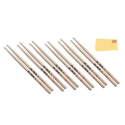 Vic Firth American Classic 2B Nylon Tip Drumsticks - 6 Pack