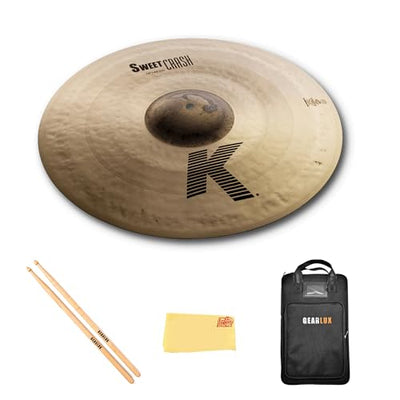 Zildjian K0705 19" K Sweet Crash Cymbal w/ Drumstick Bag