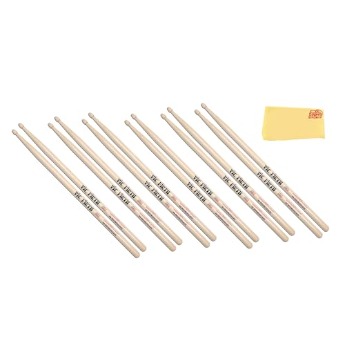 Vic Firth American Classic 5A Double Glaze Drumsticks - 6 Pack