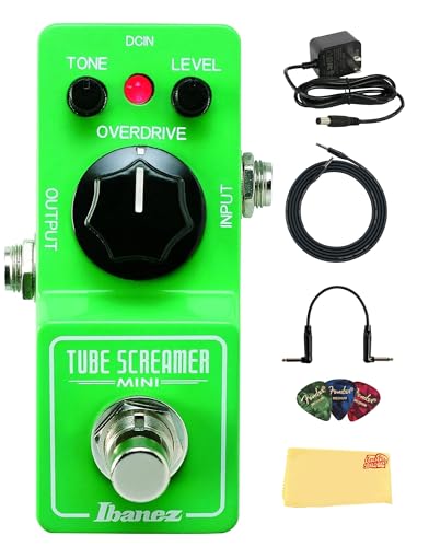 Ibanez TSMINI Mini Tube Screamer Overdrive Pedal w/ Power Supply