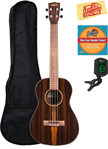 Kala KA-ZCT-B Ziricote Baritone Ukulele w/ Gig Bag
