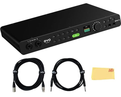 Audient EVO 16 24-In 24-Out USB Audio Interface w/ Instrument Cable