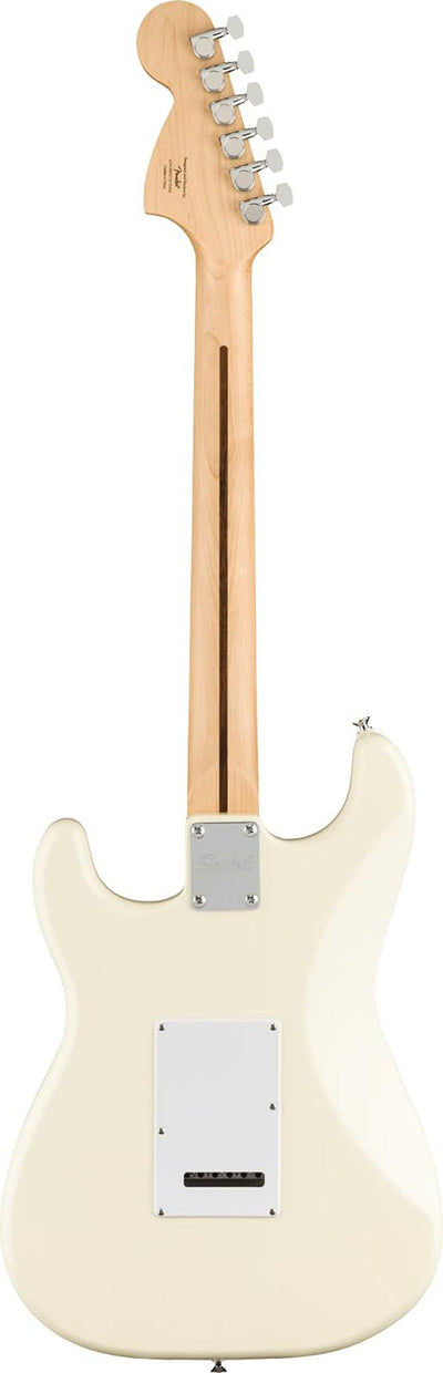 Fender Squier Affinity Stratocaster, Laurel - Olympic White w/ Gig Bag