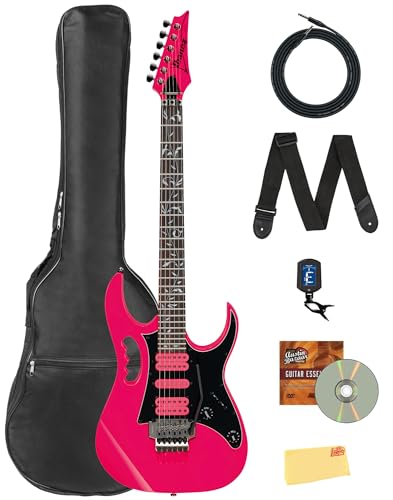 Ibanez JEMJRSP JEM Steve Vai Electric Guitar - Pink w/ Gig Bag