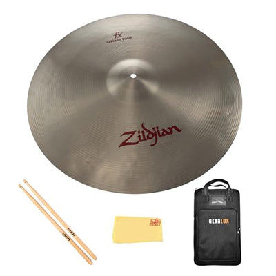 Zildjian A0621 20" FX Crash of Doom Cymbal w/ Drumstick Bag
