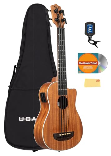 Kala UBASS-SCOUT-FS Scout Acoustic-Electric U-Bass Ukulele Bass w/ Gig Bag