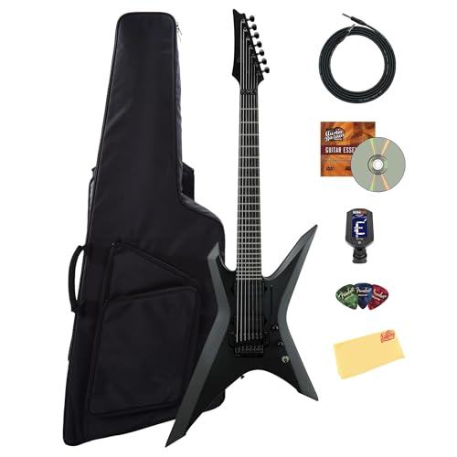 Ibanez XPTB720 X Iron Label 7-String Electric Guitar - Black Flat w/ Gig Bag