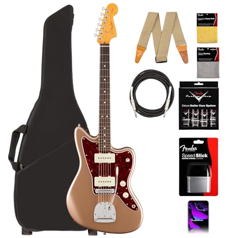 Fender American Professional Classic Jazzmaster - Faded Firemist Gold w/ Guitar Cleaning Kit