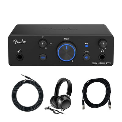 Fender Quantum LT 2 USB-C Audio Interface w/ Headphones