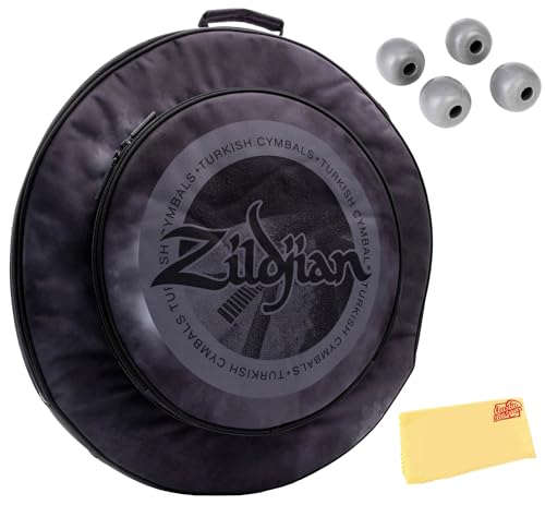 Zildjian ZXCB00120 20-Inch Student Cymbal Backpack - Black Raincloud w/ Practice Tips