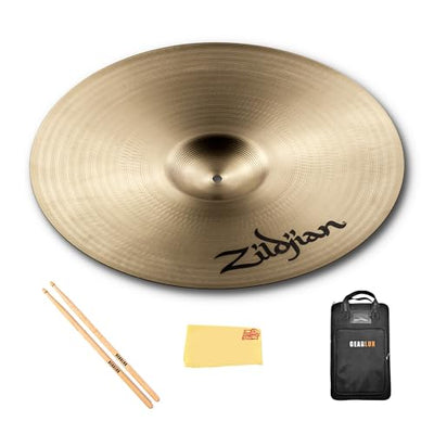 Zildjian A0493 20" A Symphonic German Tone Cymbal - Single w/ Drumstick Bag