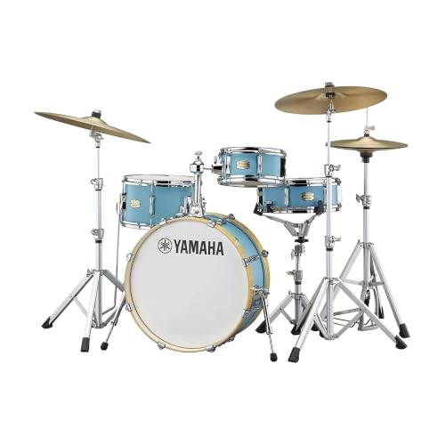 Yamaha SBP0F4H Stage Custom Hip 4-Piece Drum Shell Pack - Matte Surf Green