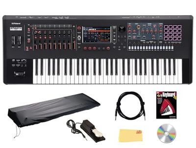 Roland Fantom 6 EX 61-Key Workstation Keyboard Synthesizer w/ Sustain Pedal