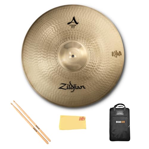 Zildjian A0486 20" A Stadium Medium Cymbal - Single w/ Drumstick Bag