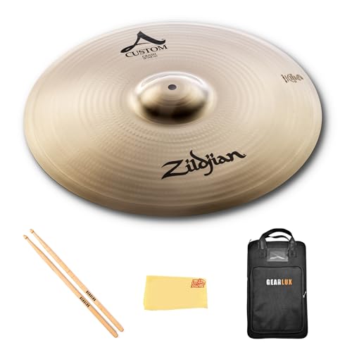 Zildjian A20517 19" A Custom Crash Cymbal w/ Drumstick Bag