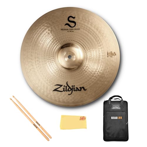 Zildjian S16MTC 16" S Medium Thin Crash Cymbal w/ Drumstick Bag