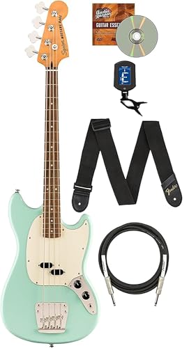 Fender Squier Classic Vibe '60s Mustang Bass - Surf Green w/ Instrument Cable