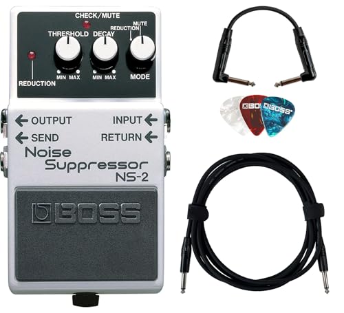 Boss NS-2 Noise Suppressor w/ Instrument Cables