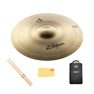 Zildjian A0429 20" A Symphonic French Tone Hand Cymbals - Pair w/ Drumstick Bag
