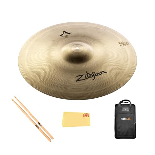 Zildjian A0429 20" A Symphonic French Tone Hand Cymbals - Pair w/ Drumstick Bag