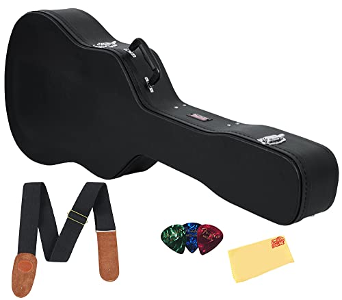 Gator GWE-DREAD12 Wood Case for 6- or 12-String Dreadnought Acoustic Guitars w/ Strap
