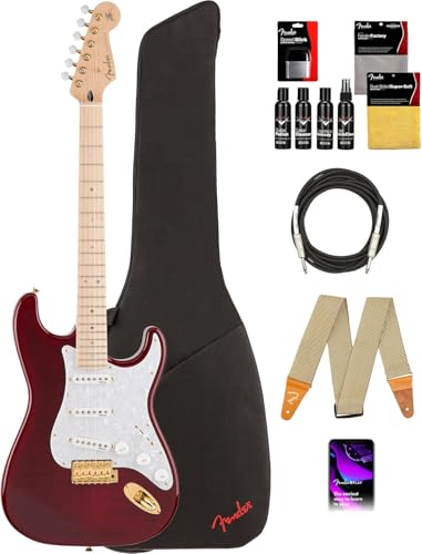 Fender Richie Kotzen Stratocaster - Transparent Red Burst w/ Gig Bag