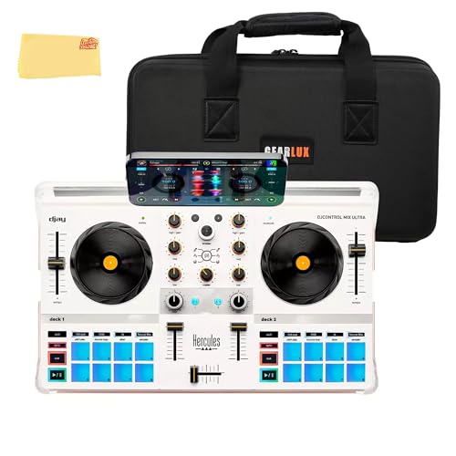 Hercules DJControl Mix Ultra Wireless DJ Controller for Smartphones w/ Case