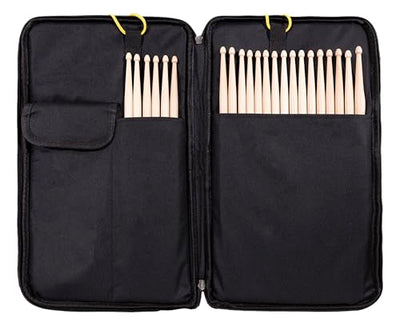 Gearlux 12-Pair Drumstick Bag with 10mm Padding