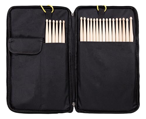Gearlux 12-Pair Drumstick Bag with 10mm Padding