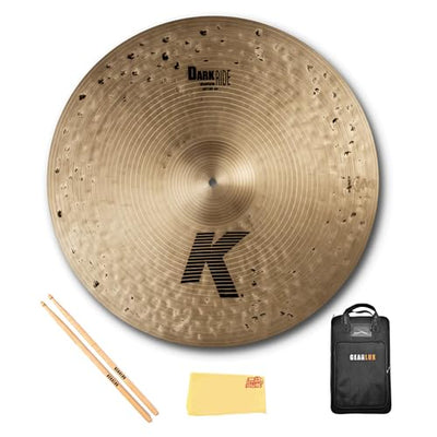 Zildjian K0830 22" K Dark Medium Ride Cymbal w/ Drumstick Bag