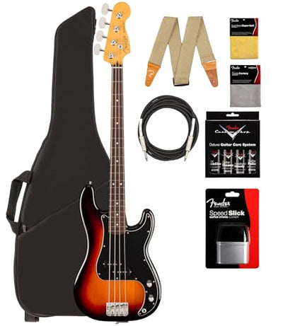 Fender American Professional Classic Precision Bass - 3-Color Sunburst w/ Cleaning Kit