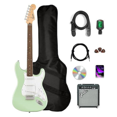Fender Squier Sonic Stratocaster - Surf Green w/ Frontman 10G Amplifier