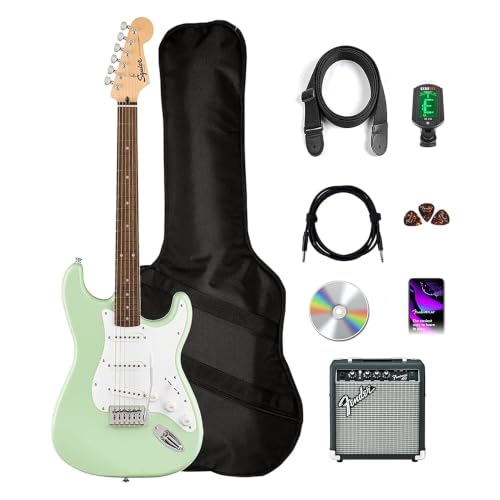 Fender Squier Sonic Stratocaster - Surf Green w/ Frontman 10G Amplifier