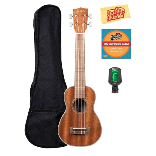 Kala KA-SLNG Mahogany Long Neck Soprano Ukulele w/ Gig Bag