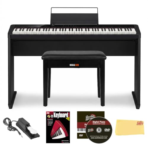 Casio PX-S1100 Privia Slim Digital Piano - Black w/ CS-68 Stand