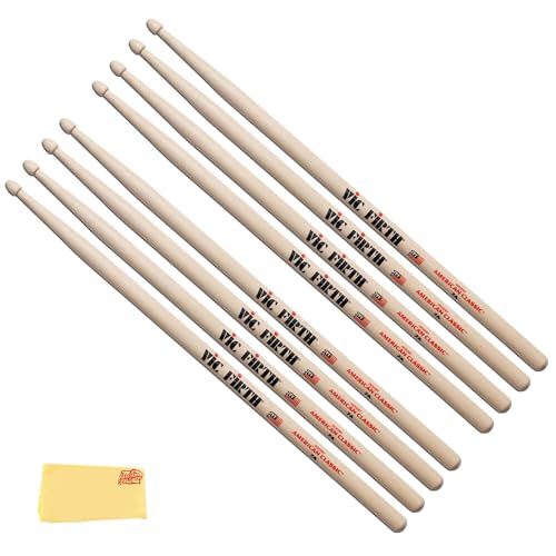Vic Firth American Classic 7A Drumsticks - 4 Pairs