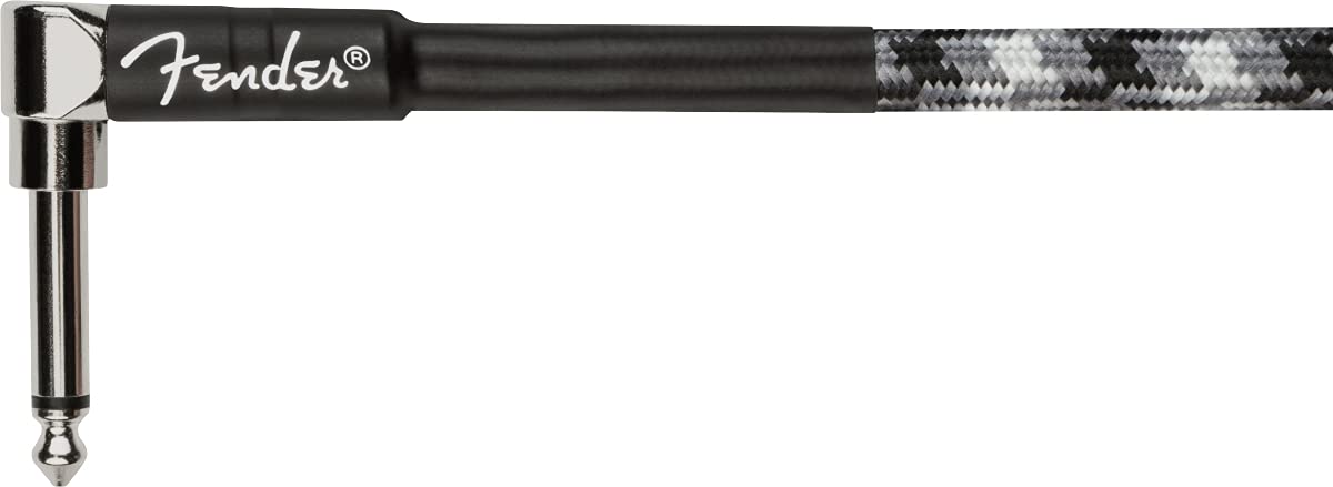 Fender 10-Foot Professional Instrument Cable, Straight-Angled, Winter Camo - 1 Pack